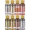 9 Packs: 8 ct. (72 total) DecoArt® Dazzling Metallics® Acrylic Paint Set